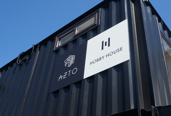 鉄骨造コンテナの外観